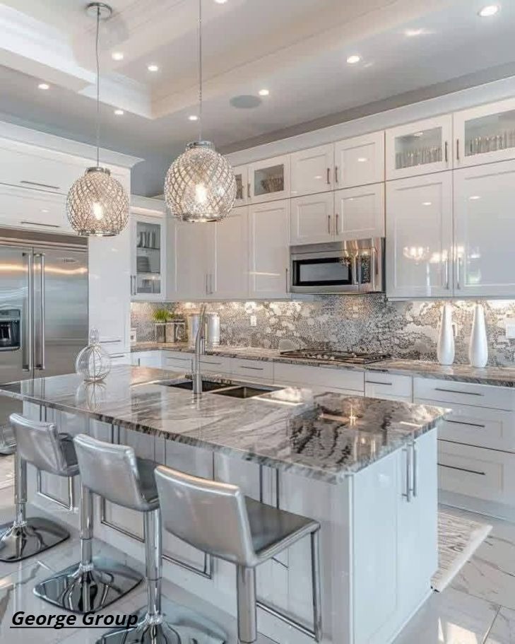 White granite countertops