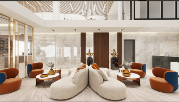 3d rendering of a modern house,3D Rendering