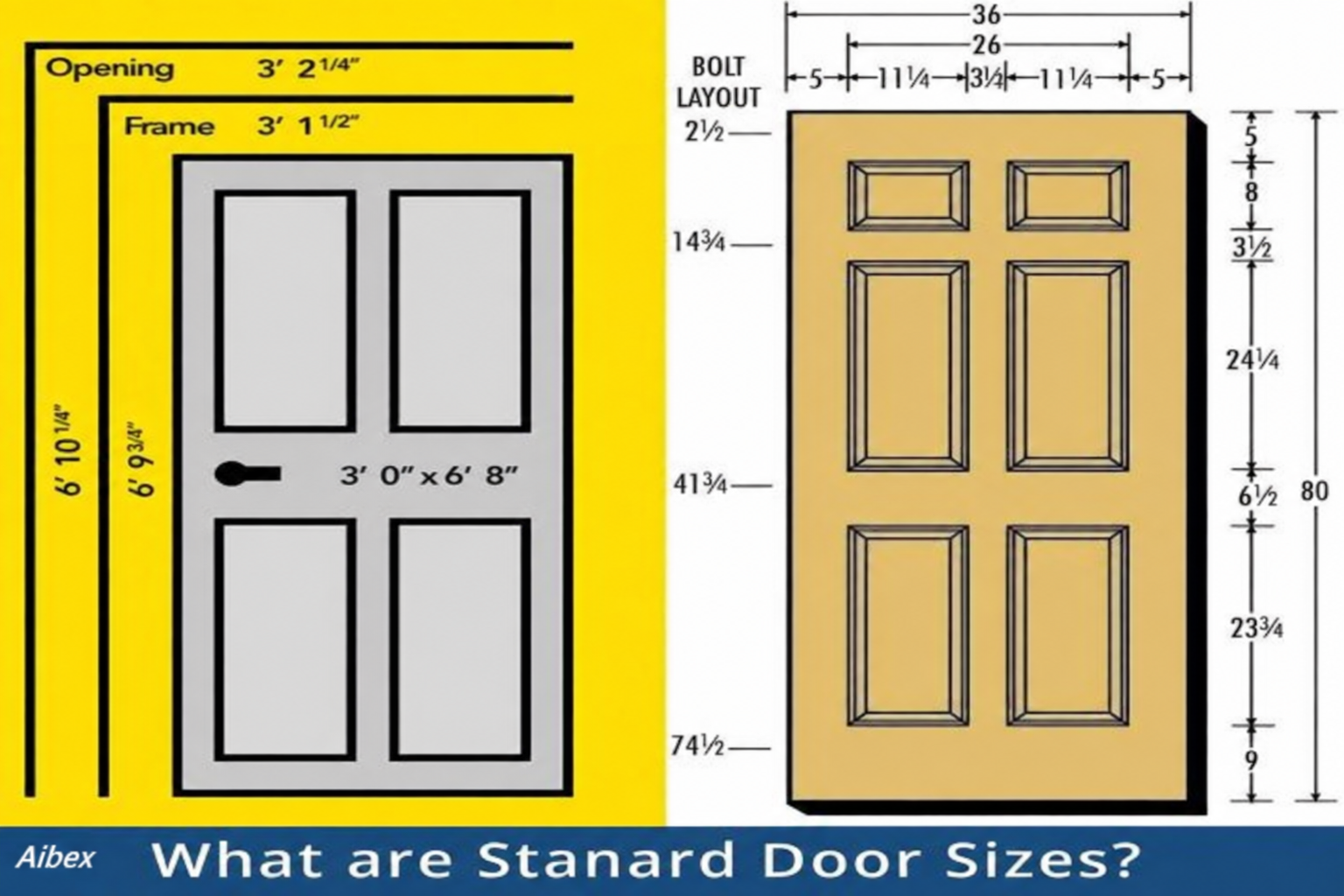 Interior Door Sizes Guide for Residential & Commercial Buildings