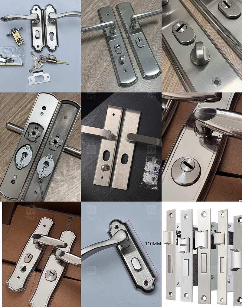 Wholesale Modern Zinc Alloy Wooden Silent Mechanical Door Locks for Villa Apartment Hotel Bedroom Study