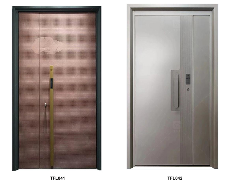 Modern Hot Sale Security Door Design Entry Door Factory Customization Exterior Entrance Luxury Exterior Security Doors