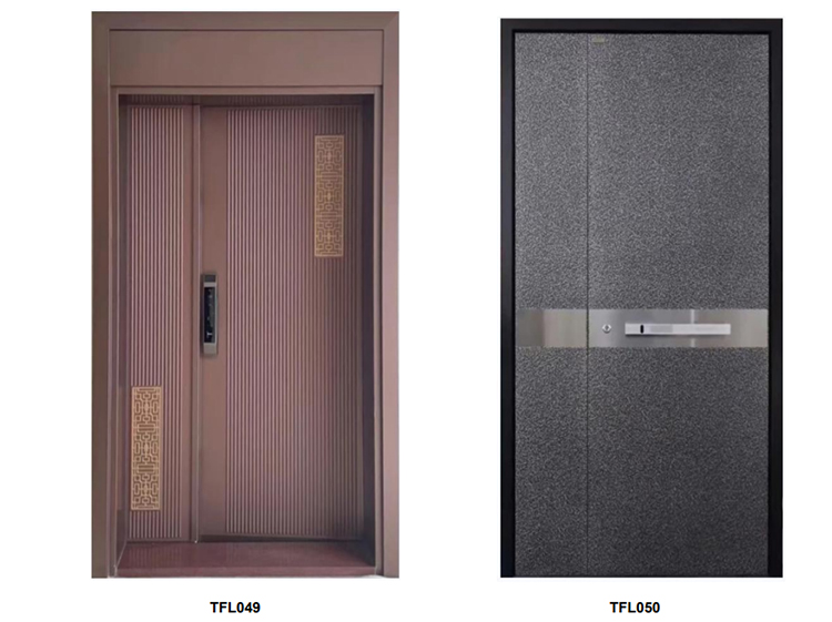 Modern Hot Sale Security Door Design Entry Door Factory Customization Exterior Entrance Luxury Exterior Security Doors