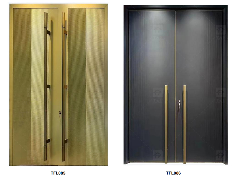 Modern Hot Sale Security Door Design Entry Door Factory Customization Exterior Entrance Luxury Exterior Security Doors