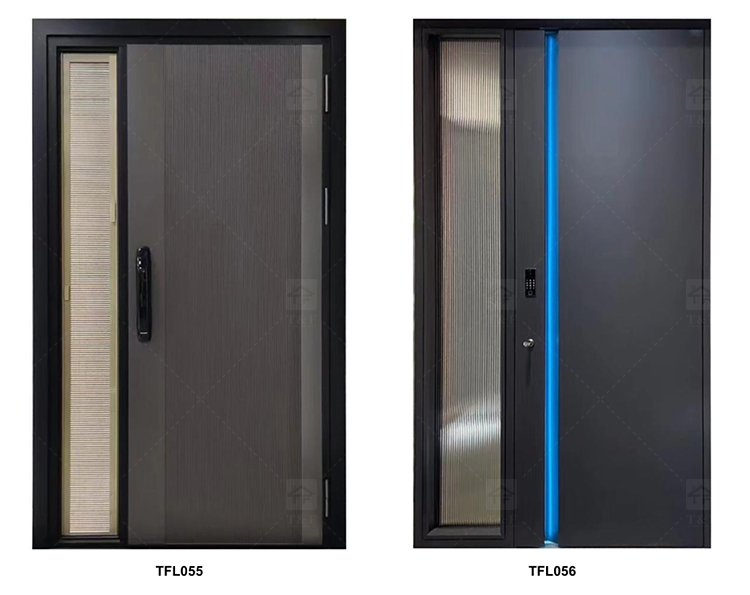 Modern Hot Sale Security Door Design Entry Door Factory Customization Exterior Entrance Luxury Exterior Security Doors