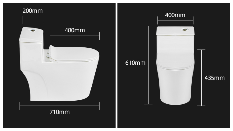 Siphonic Bathroom Ceramic Style Toilet with Factory Cheap Price Floor Mounted One Piece Siphonic Commode Ceramic Toilet