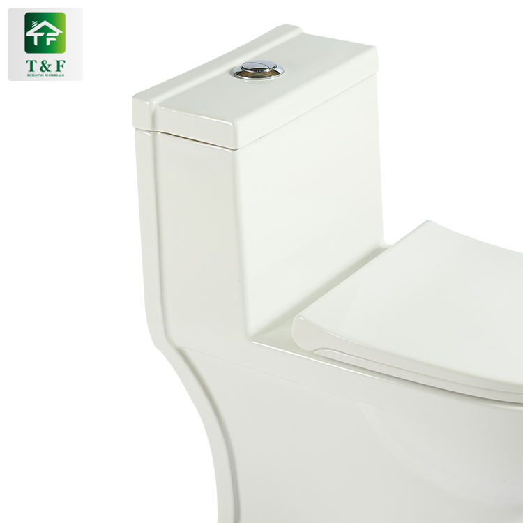 Top Sell Factory Manufacturer Custom Push Button Modern Ceramic Flush Toilet Bowl Floor Mounted One Piece Wc Toilet
