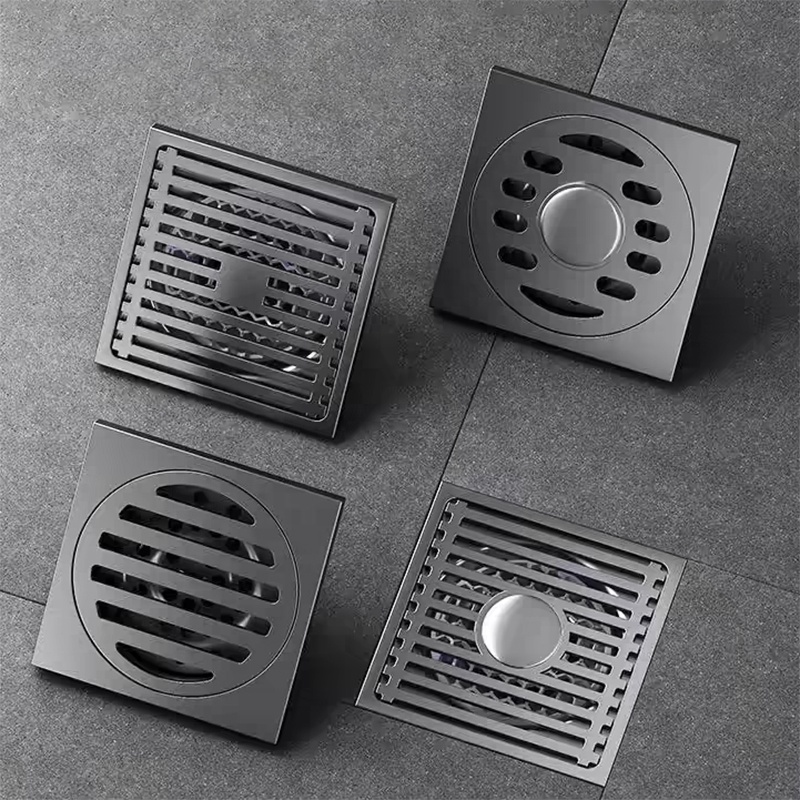 304 Stainless Steel Floor Drainer Bathroom Accessories Drains square Drainer Shower Floor Drain