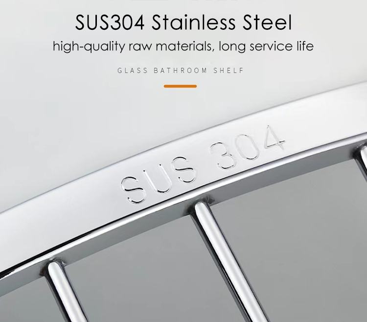 Bathroom Stainless Steel Bathroom Triangle Corner Shelf Washroom Single Layer Corner Basket