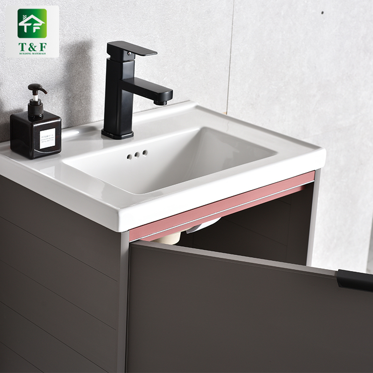 Wholesale Good Quality Modern Luxury Bathroom Vanities Hotel Simple Single Vanity Washroom Basin Cabinet