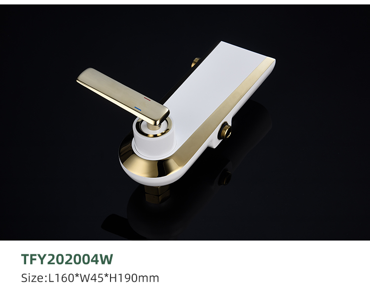 Good Quality Shower Faucets Shower Unit Rain Bathroom Mixer square Rain White Shower Set