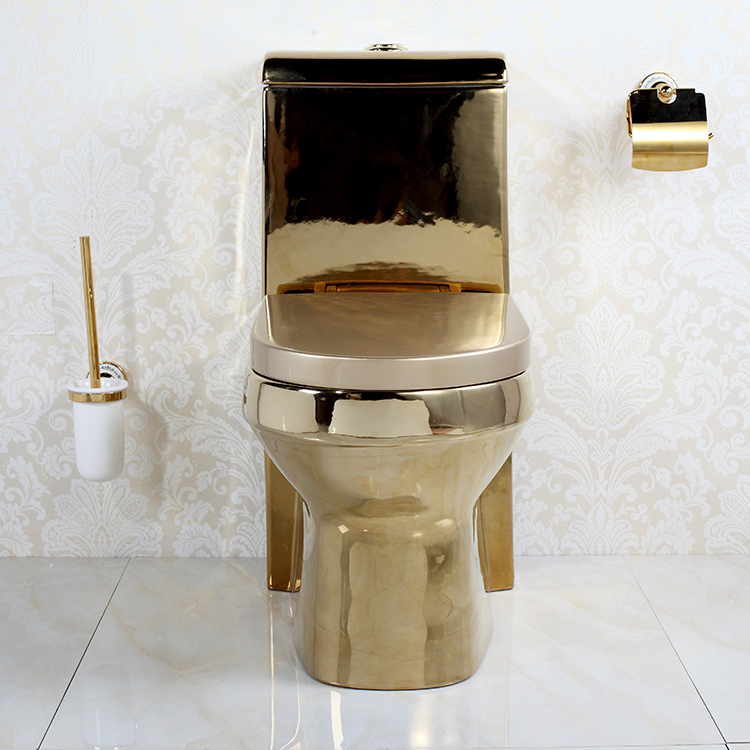 Hot Selling Toilet Warehouse Golden Sanitary Ware Luxury Bathroom Antique Design