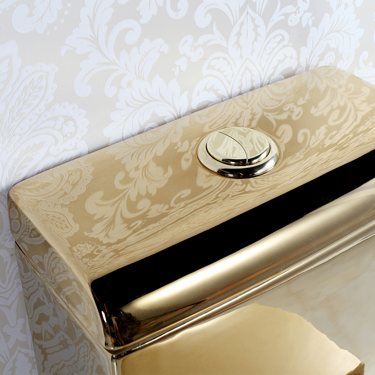 Hot Selling Toilet Warehouse Golden Sanitary Ware Luxury Bathroom Antique Design