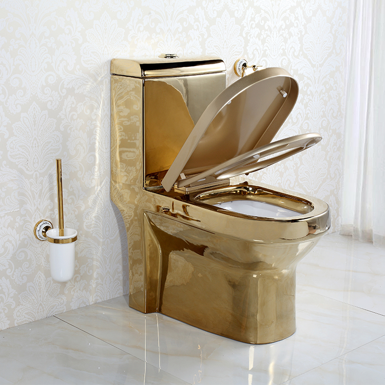 Hot Selling Toilet Warehouse Golden Sanitary Ware Luxury Bathroom Antique Design