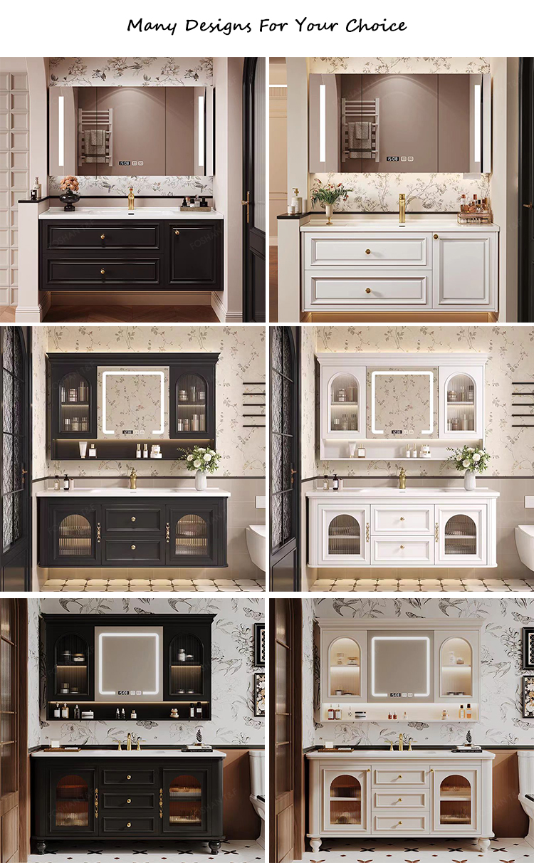Wall Hung Single Washroom Basin Storage Cabinet Simple Style Waterproof Bathroom Vanity Cabinet