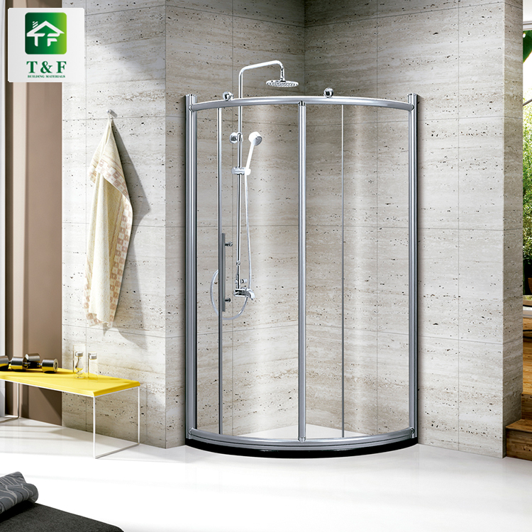 Indoor Bathroom Hinge Folding Enclosed Tub Shower Cabins Rectangle Bath with Tub Shower Rooms