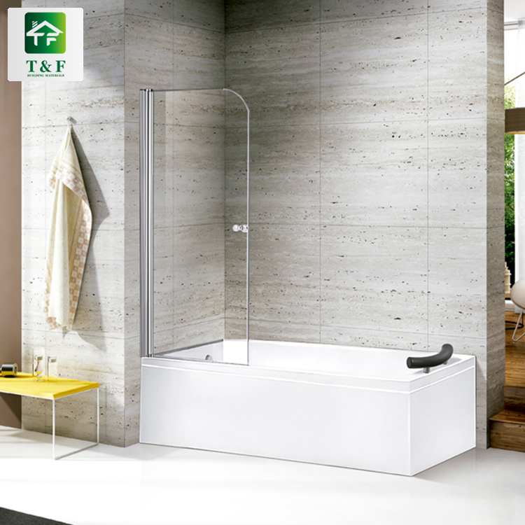 Indoor Bathroom Hinge Folding Enclosed Tub Shower Cabins Rectangle Bath with Tub Shower Rooms