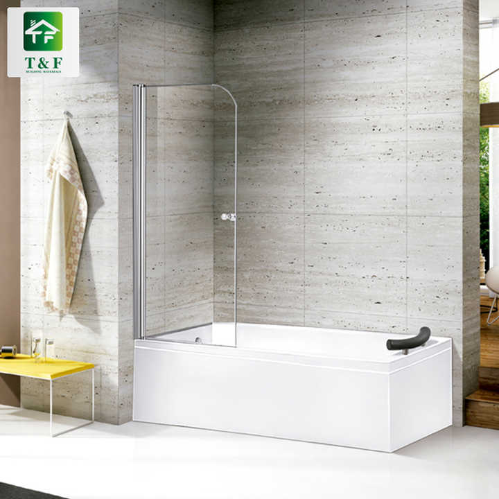 Indoor Bathroom Hinge Folding Enclosed Tub Shower Cabins Rectangle Bath with Tub Shower Rooms