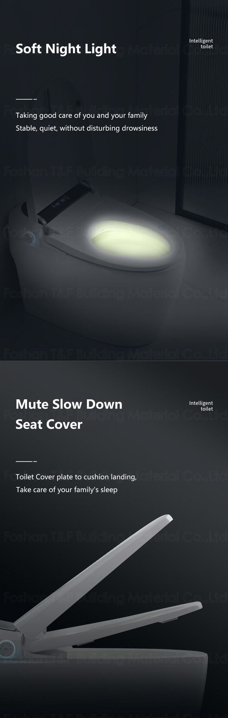 Modern Luxury Bathroom Wc Sanitary Ware Intelligent Automatic Flush Electric One Piece Ceramic Tankless Bidet Smart Toilet