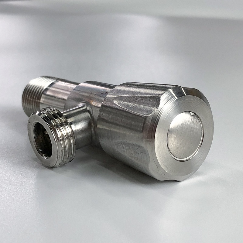 Bathroom Fittings Toilet Sus304 Stainless Steel 1/2 90 Degree Hot and Cold Water Black Ss Ms Angle Valve
