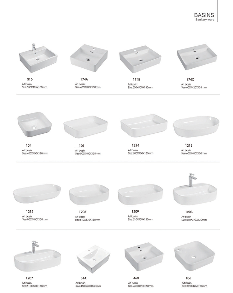 Premium Ceramic Oval Shape Ceramic Bathroom Vessel Vanity Art Hand Wash Basin Sink Above Countertop