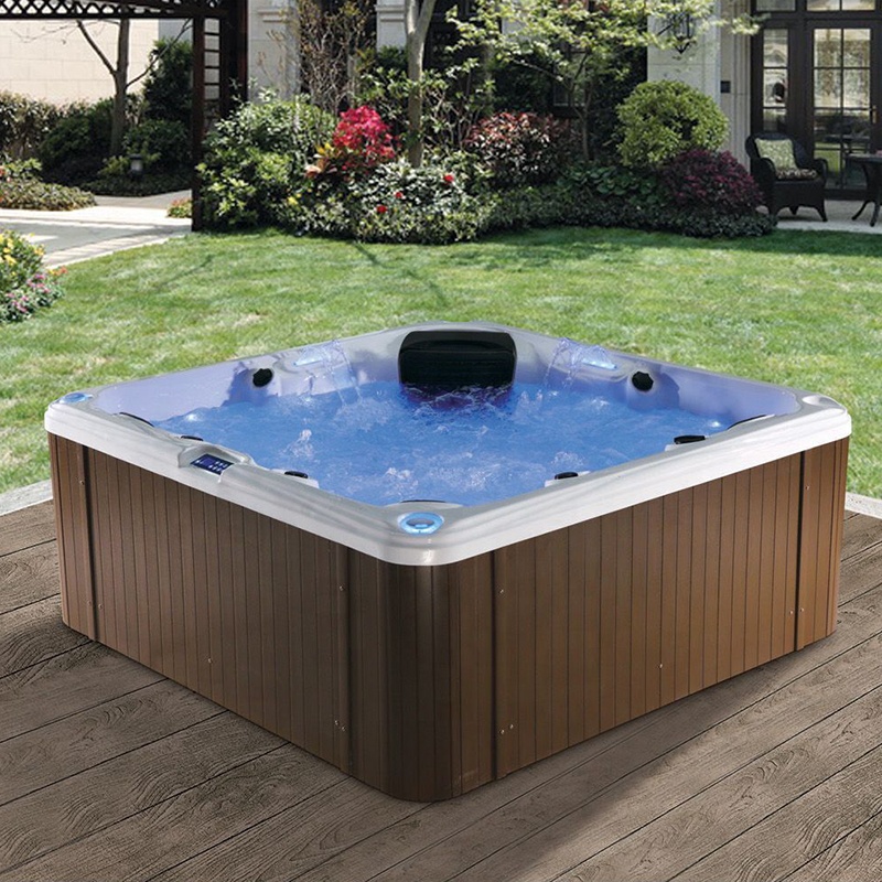 Modern Luxurious Acrylic 5 Person Swimming Bathtub Spa Whirlpool Hot Tubs and Spas Outdoor