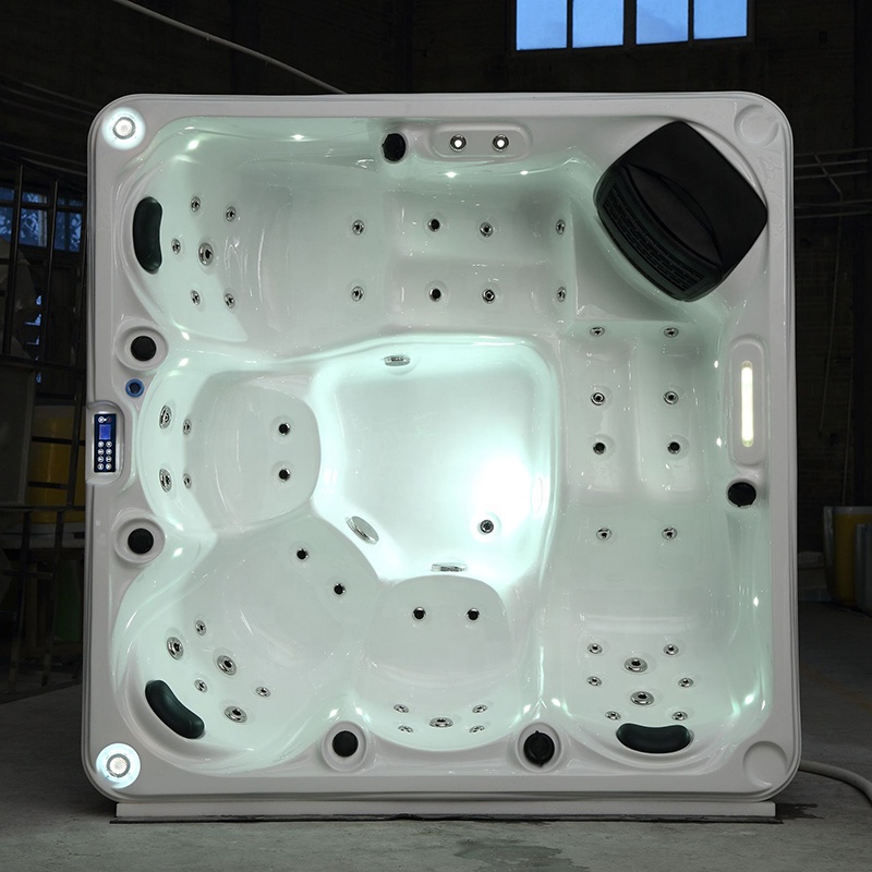 Modern Luxurious Acrylic 5 Person Swimming Bathtub Spa Whirlpool Hot Tubs and Spas Outdoor