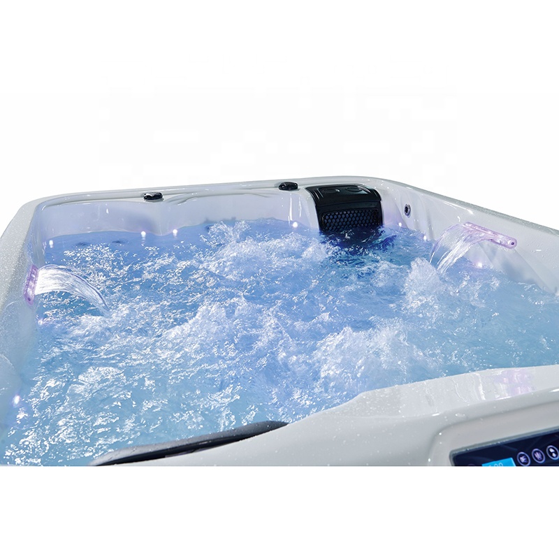 Modern Luxurious Acrylic 5 Person Swimming Bathtub Spa Whirlpool Hot Tubs and Spas Outdoor