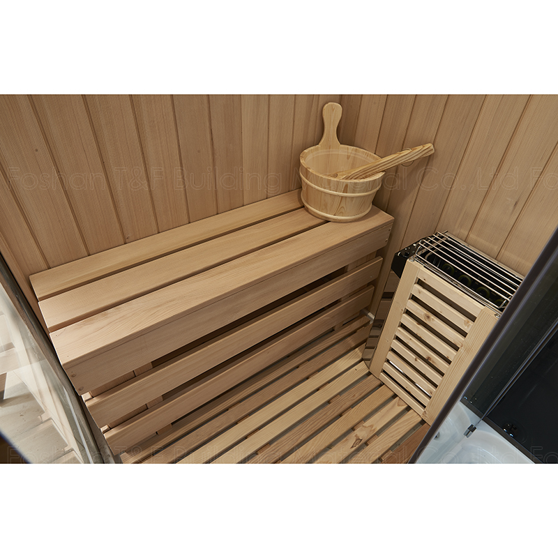 Ecofriendly Outdoor Portable Infrared Sauna Bath Wood Room Dry and Wet Steam Sauna Room