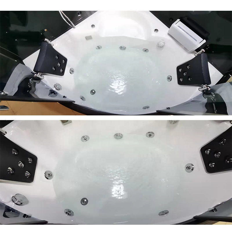 Modern Indoor Home Bathroom Whirlpool Tub Shower Cabin Enclosed Sauna Bath Shower Steam Rooms