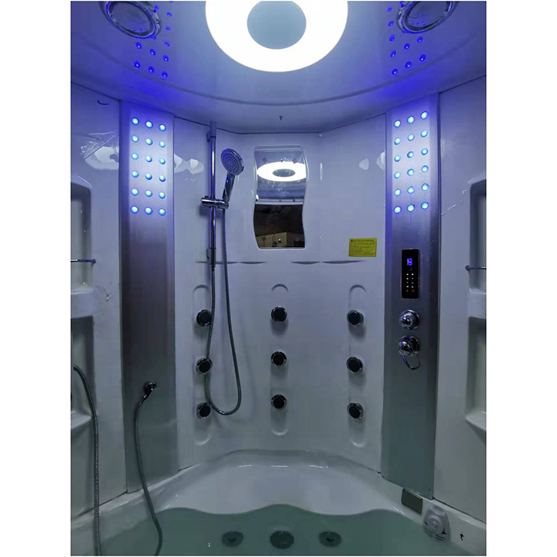 Luxury Bathroom Whirlpool Massage Bath Tub Shower Combination Cabin Steam Shower Room