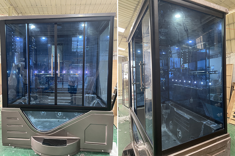 Luxury Bathroom Whirlpool Massage Bath Tub Shower Combination Cabin Steam Shower Room