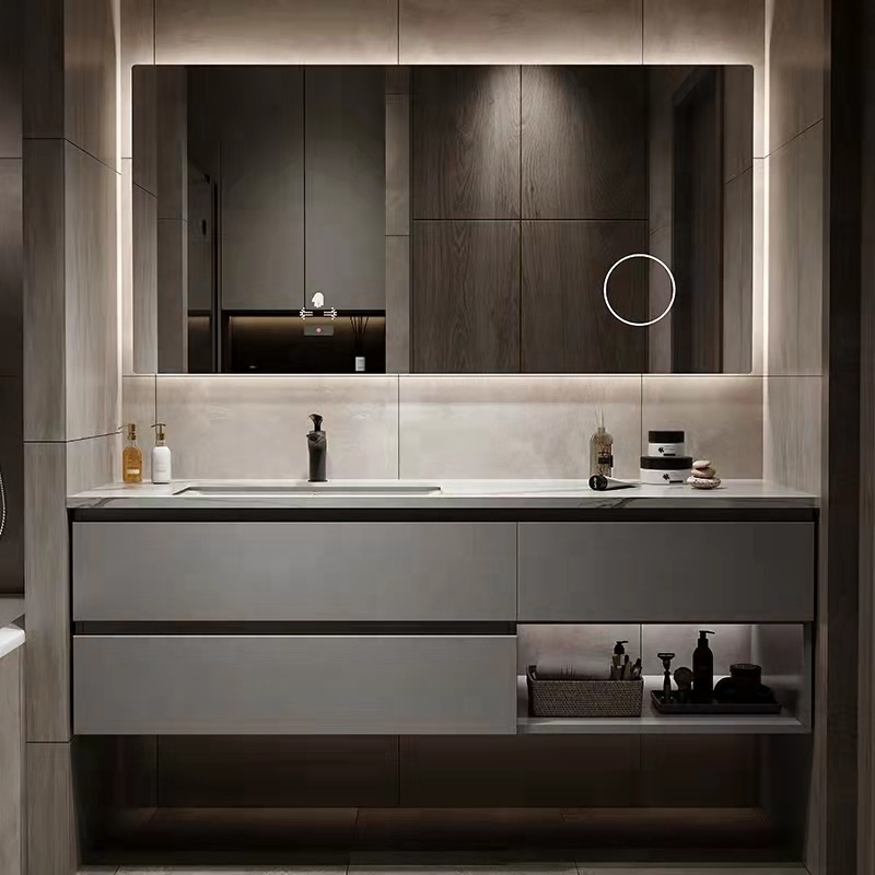 Hot Sale Hotel Luxury Glass Time Display Wall Mounted Lighted Bath Makeup Led Bathroom Smart Mirror