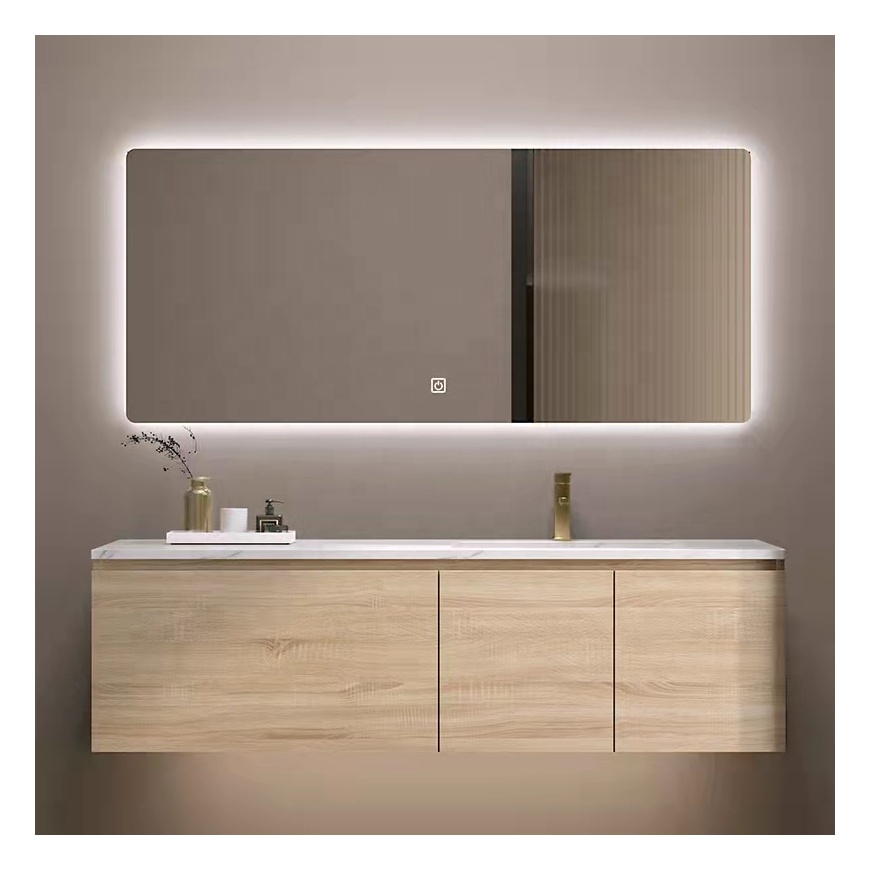 Hot Sale Hotel Luxury Glass Time Display Wall Mounted Lighted Bath Makeup Led Bathroom Smart Mirror