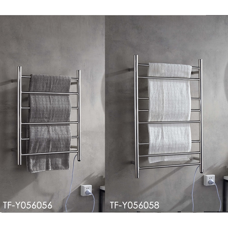 Hotel Waterproof Electric Heating Towel Rail Smart Towel Rack Bathroom Towel Racks