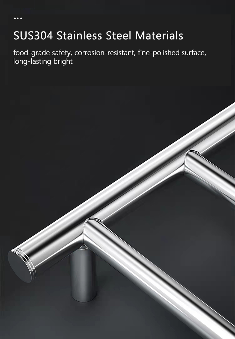 Hotel Waterproof Electric Heating Towel Rail Smart Towel Rack Bathroom Towel Racks