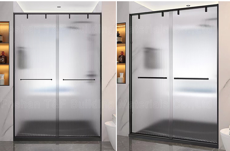 New Design Bathroom Frameless Changhong Glass Shower Room Portable Sliding Bath Shower Cabin