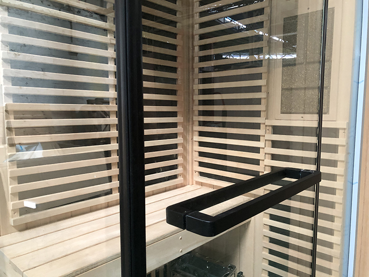1 Person Solid Wood Far Infrared Indoor Sauna Bath Box Traditional Finish Steam Sauna Room