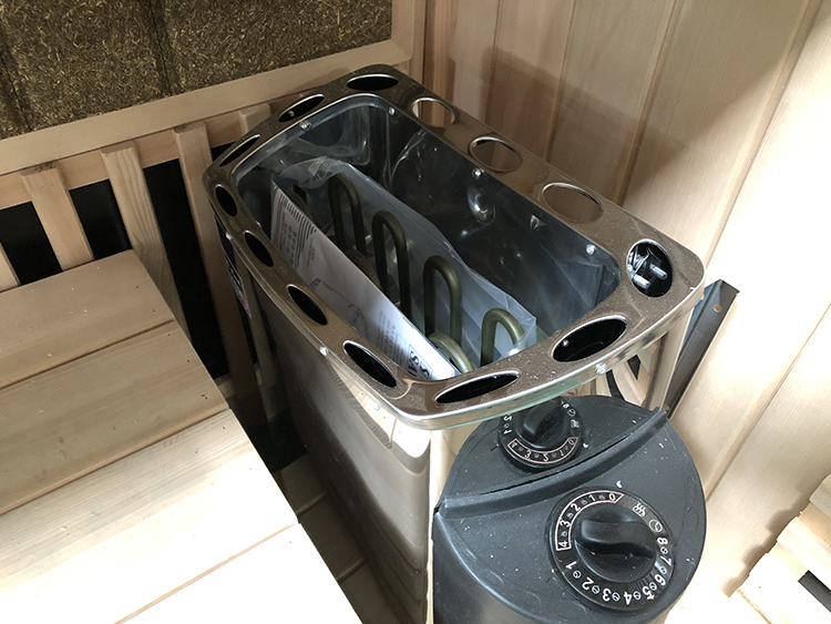 1 Person Solid Wood Far Infrared Indoor Sauna Bath Box Traditional Finish Steam Sauna Room