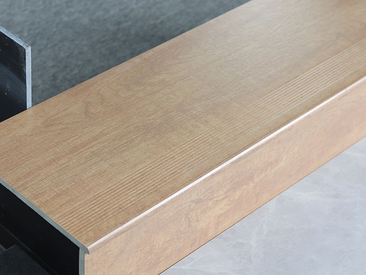 Interior Decorative Non-slip Stair Tiles Treads Design Ceramic Matte Glazed Porcelain Floor Stair Tiles