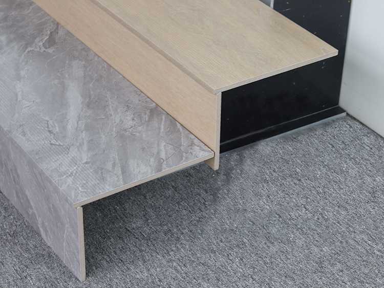 120x30cm Marble Look Stair Tiles Interior Finish Anti Slip Ceramic Stepping Stairs Tiles