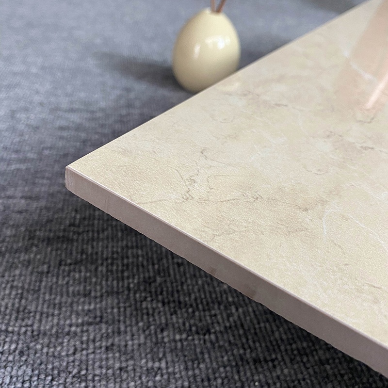 Foshan High Glossy Interior Polished Glazed Ceramic Floor Tiles Gold Vein Marble Look Porcelain Tiles
