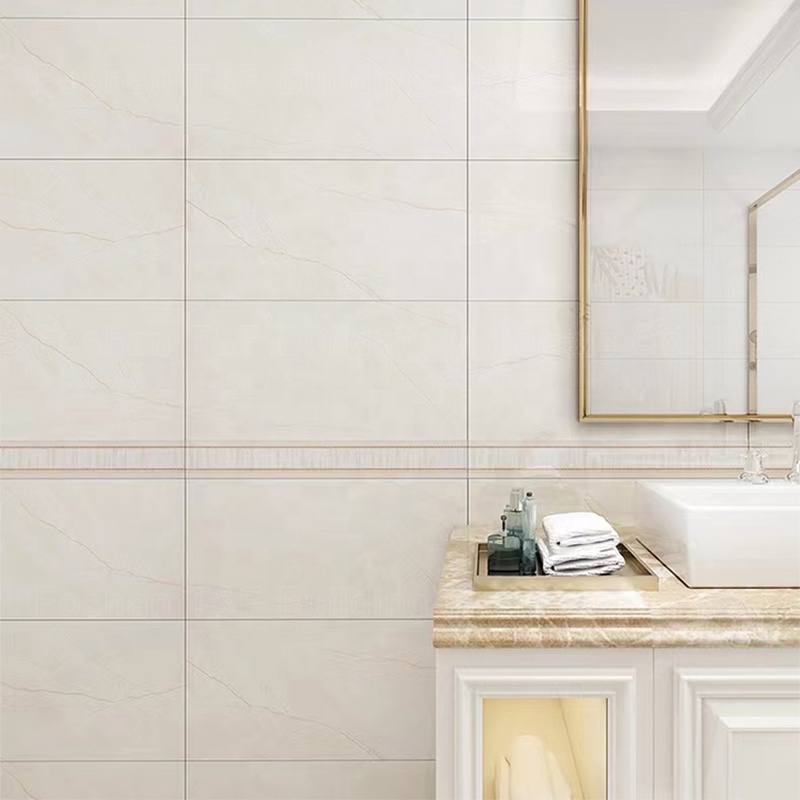 300*600 mm Interior Wall Tiles Glossy Wall Tiles for Bathroom Balcony Glazed Decorative Ceramic Wall Tiles