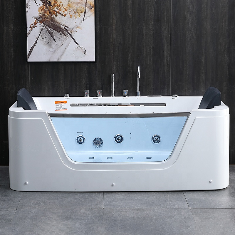 Leakage Protection Hot Tub Bath Led Color Light Jet Whirlpool Waterfall Massage Bathtub