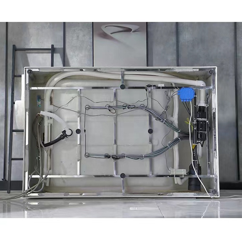 Indoor Two Adult People Freestanding Tub Bath Electric Hydro Whirlpool Massage Bathtub