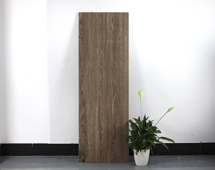 Modern Floor Wood Tiles Matte Surface Wood Like Texture Floor Ceramic Brown Grey Porcelain Wooden Tile