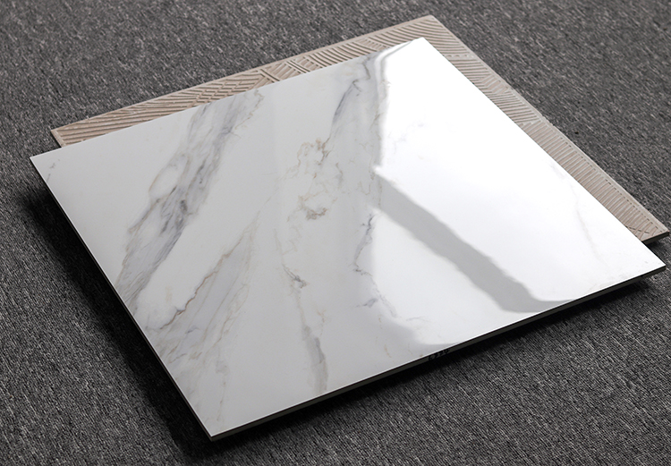 Foshan White Carrelage Porcelanto Marble Floor Porcelain Full Polished Glazed Ceramic Tile