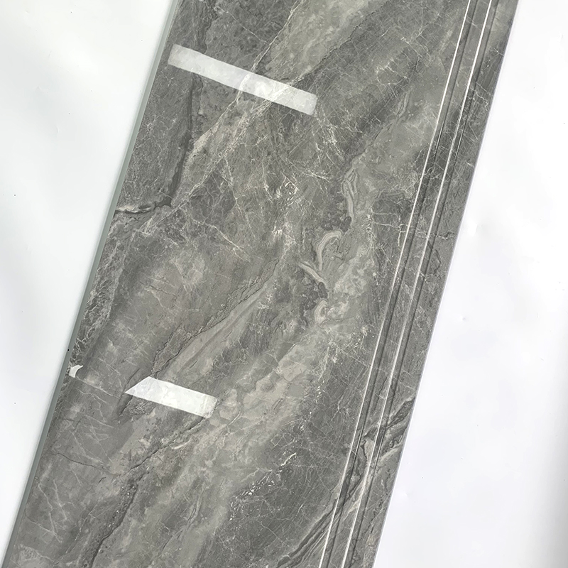 Apartment Gray Marble Look Ceramic Stairs Tile Marble Floor Tiles Design Stairs Step Tiles