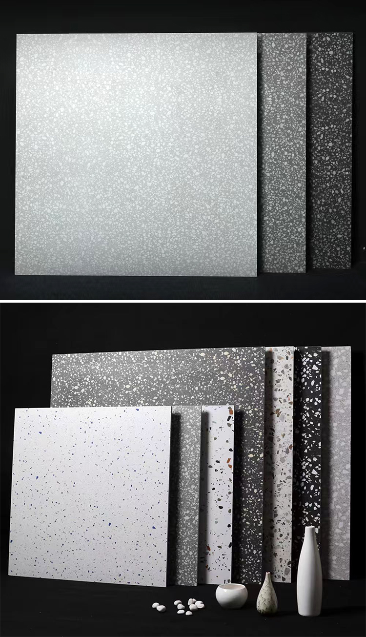 60*60cm High Quality Terrazzo Granite Stone Look Porcelain Terrazo Floor Tiles 60x60