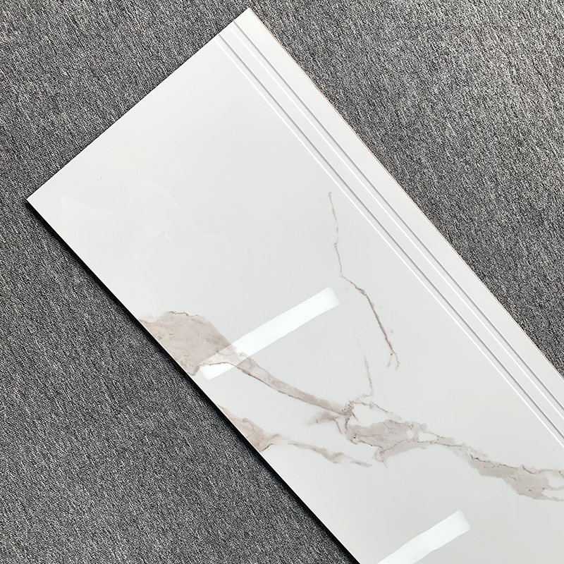 Modern Wear-resistant Porcelain Stairs 300*1200mm Step Ceramic Tiles Stairs Stair Step Integrated Porcelain Tile