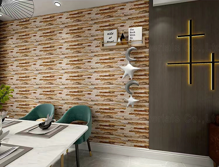 Non Slip Digital Glazed Rustic Decorative Outdoor Ceramic Wall Brick Porcelain Exterior Wall Tiles